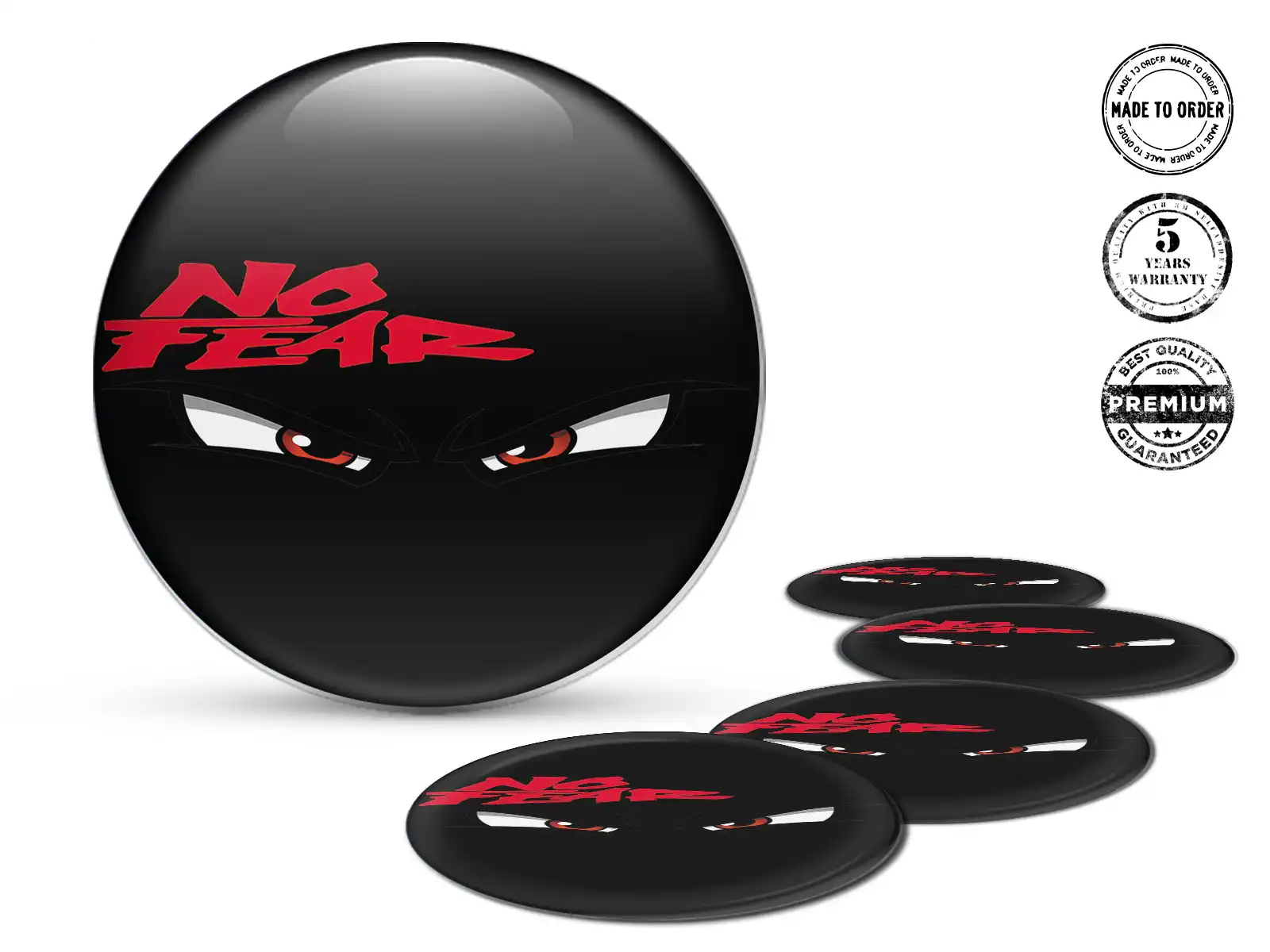 Décals Bombés Édition Premium Badges Dôme Luxe